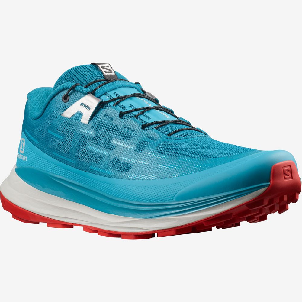 Azure Men's Salomon ULTRA GLIDE Trail Running Shoes | 504-KDORPV