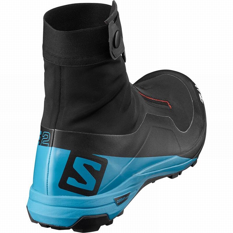 Black / Blue Men's Salomon S/LAB XA ALPINE 2 Trail Running Shoes | 805-WMDALY