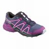 Black / Deep Grey Kids' Salomon SPEEDCROSS Trail Running Shoes | 936-IOAXHG