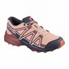 Black / Deep Grey Kids' Salomon SPEEDCROSS Trail Running Shoes | 936-IOAXHG