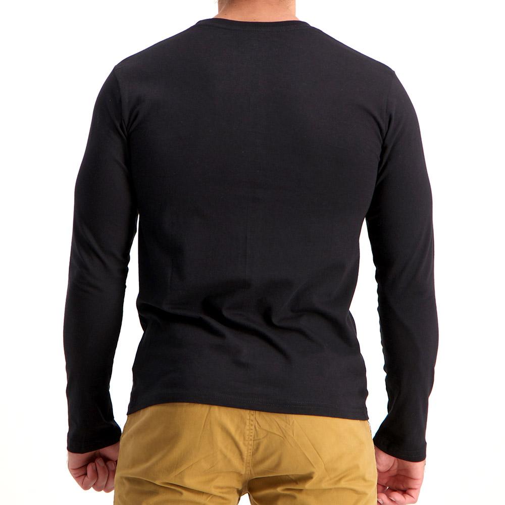 Black Men's Salomon ACHIEVE LS M T Shirts | 547-NDBAXT