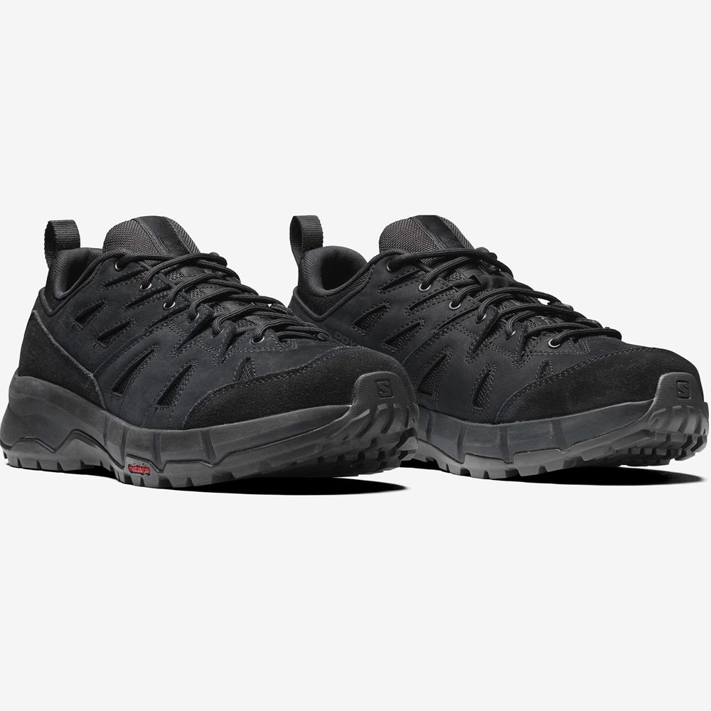 Black Men's Salomon ODYSSEY ADVANCED Sneakers | 742-WAJHQI