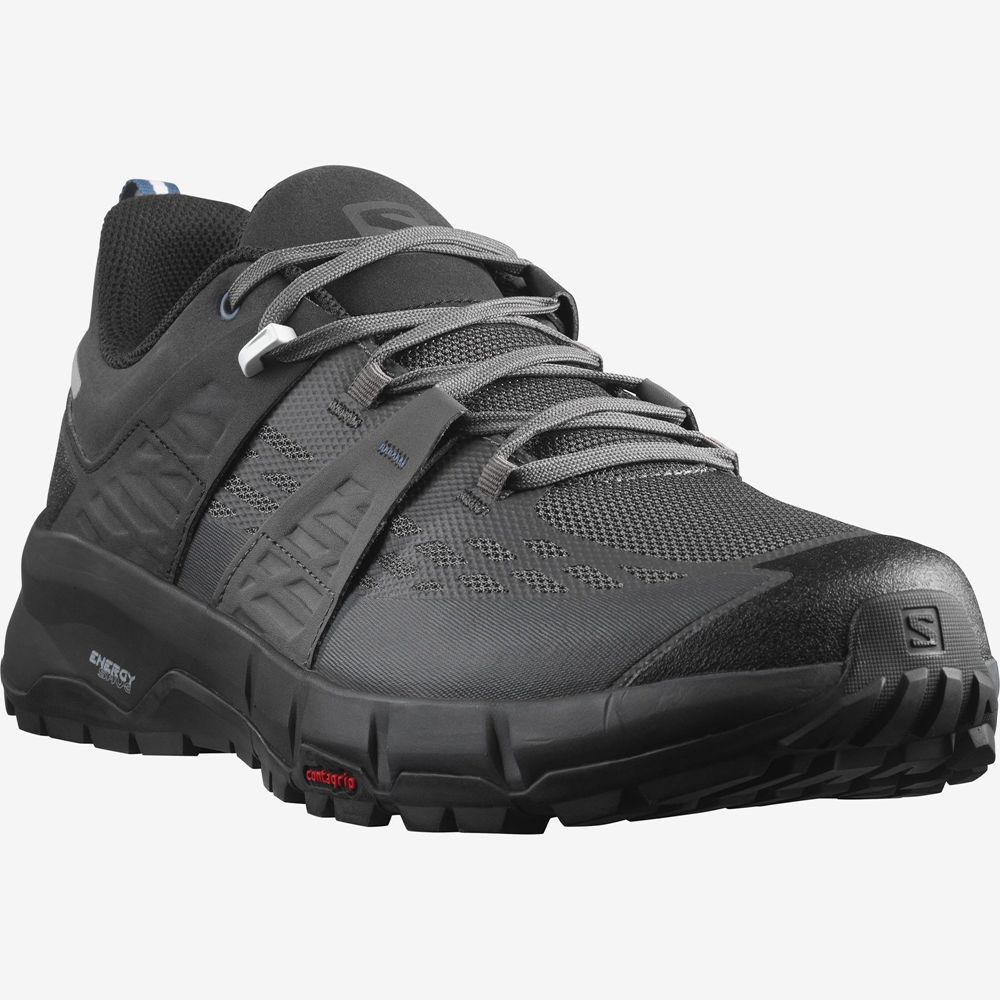 Black Men's Salomon ODYSSEY Hiking Shoes | 167-WBHYSO