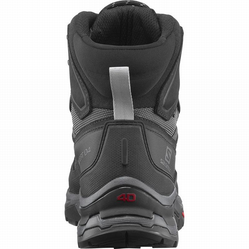 Black Men's Salomon QUEST 4 GORE-TEX Hiking Boots | 310-TFZCOP