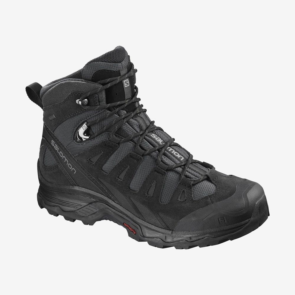 Black Men\'s Salomon QUEST PRIME GTX Hiking Boots | 643-IXGMFW