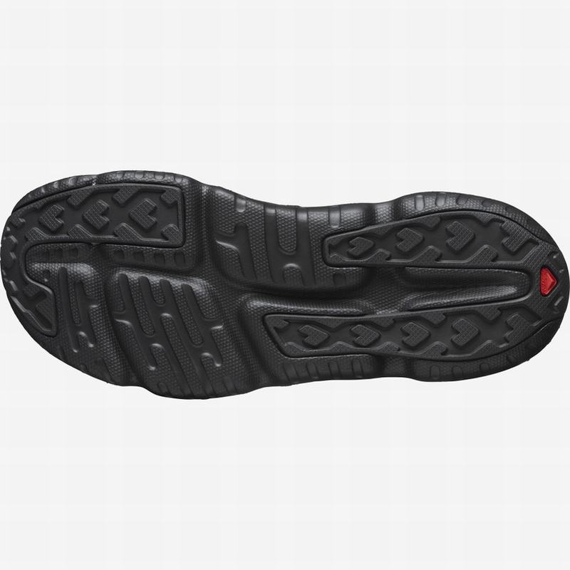 Black Men's Salomon REELAX BREAK 5.0 Flip Flops | 567-ISGVDK