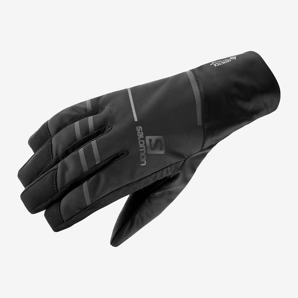 Black Men\'s Salomon RS PRO WS U Gloves | 938-HBWVMK