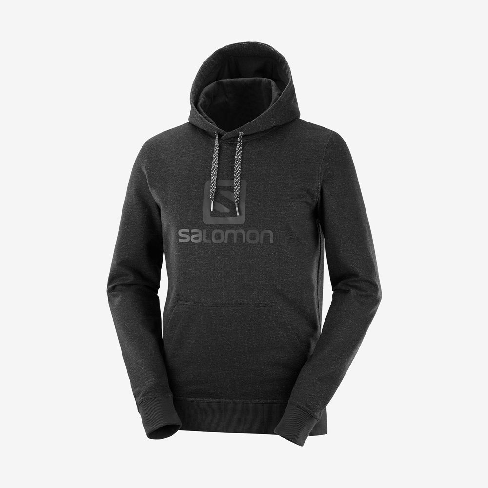 Black Men's Salomon SHIFT HOODIE M Midlayers | 217-JVSXBC