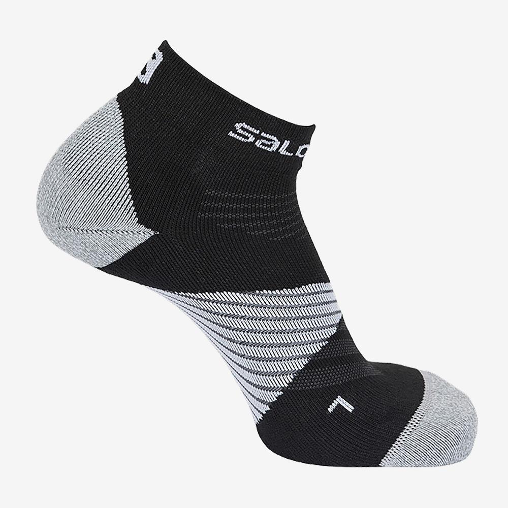 Black Men's Salomon SPEED PRO Socks | 257-NGMCHQ