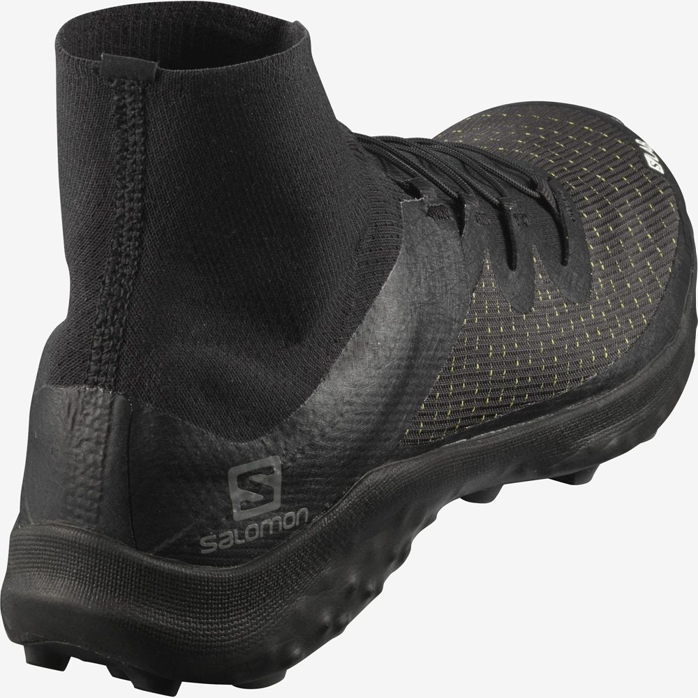 Black Men's Salomon S/LAB CROSS Trail Running Shoes | 169-VIEFAW