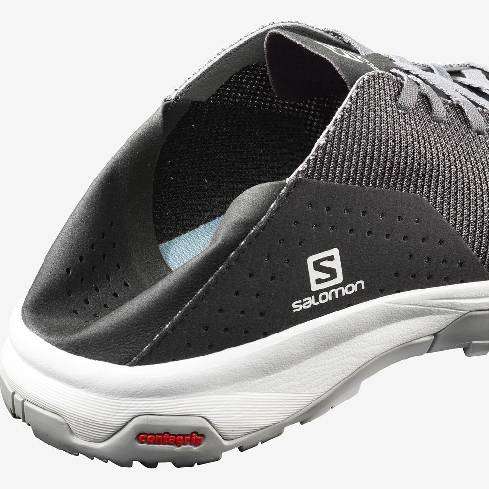 Black Men's Salomon TECH LITE Hiking Shoes | 678-TZEPYS