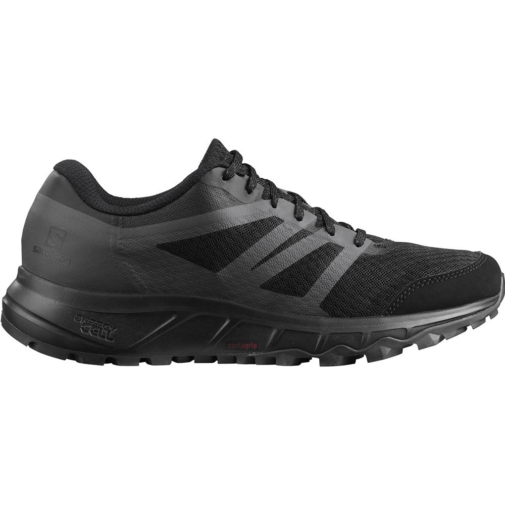 Black Men\'s Salomon TRAILSTER 2 Trail Running Shoes | 603-EFTPVY