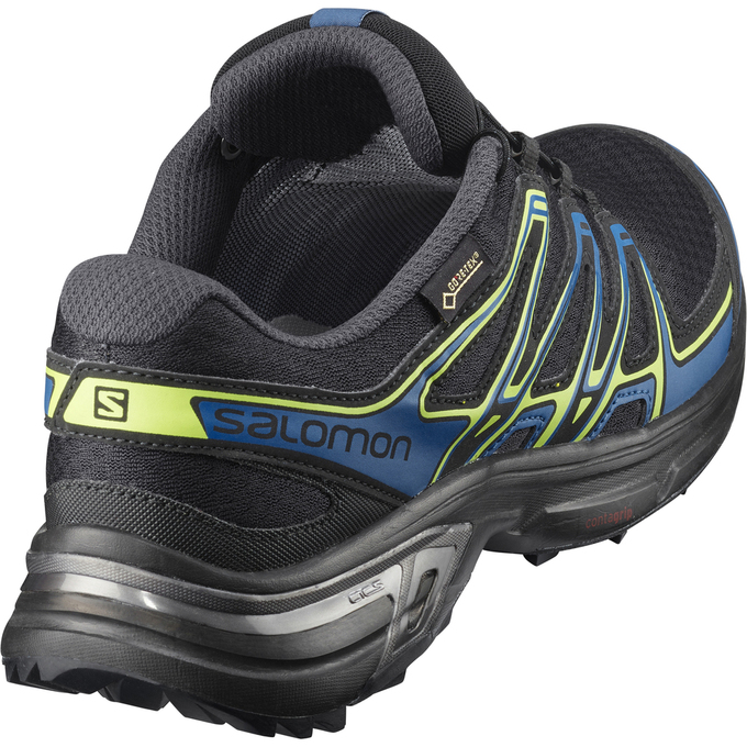 Black Men's Salomon WINGS FLYTE 2 GTX Trail Running Shoes | 061-SLQDWY