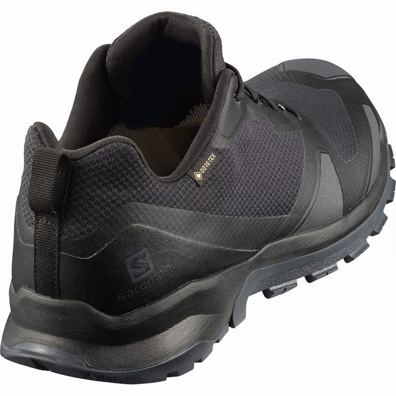 Black Men's Salomon XA COLLIDER GTX Hiking Shoes | 946-NLMBDZ