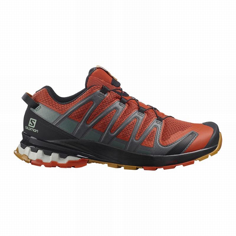 Black Men\'s Salomon XA PRO 3D V8 Trail Running Shoes | 081-NVEPOI