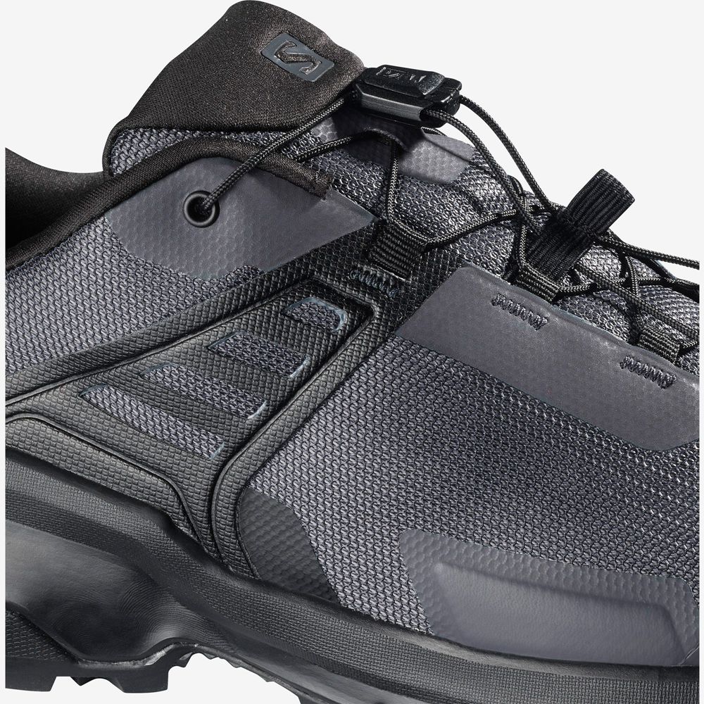 Black Men's Salomon X RAISE Hiking Shoes | 384-AHBMTW