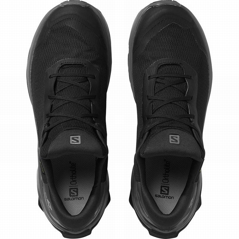 Black Men's Salomon X REVEAL GORE-TEX Hiking Shoes | 364-ODRFZC