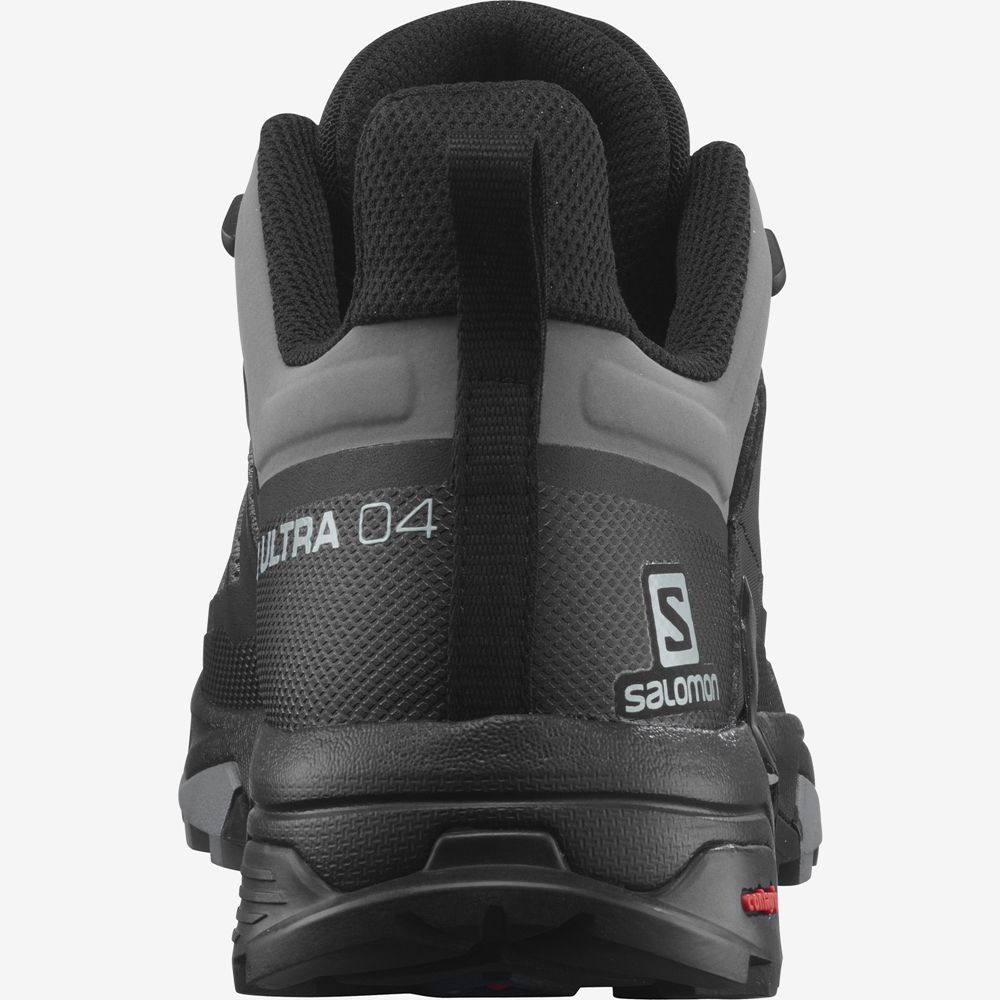 Black Men's Salomon X ULTRA 4 Hiking Shoes | 793-EDYMTQ