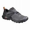 Black / Purple Men's Salomon X RAISE Hiking Shoes | 309-RDLHTN