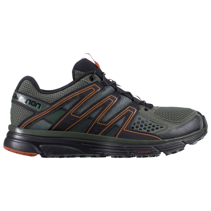 Black / Silver Men's Salomon X-MISSION 3 Trail Running Shoes | 598-ODLGPY