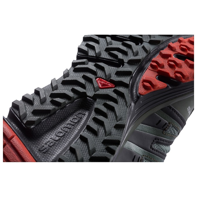 Black / Silver Men's Salomon X-MISSION 3 Trail Running Shoes | 598-ODLGPY