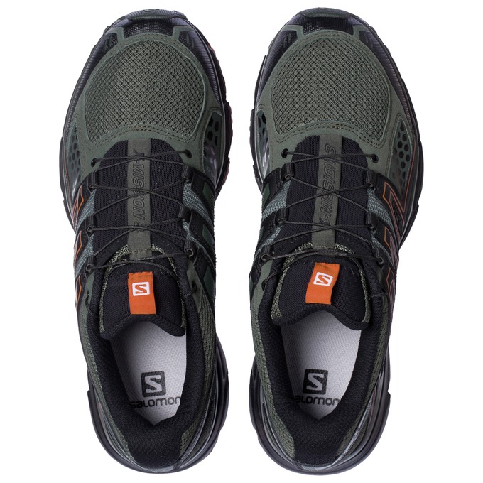 Black / Silver Men's Salomon X-MISSION 3 Trail Running Shoes | 598-ODLGPY