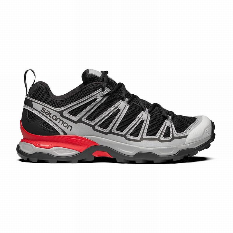 Black / Silver Metal Men\'s Salomon X-ULTRA Trail Running Shoes | 864-XGYRKA