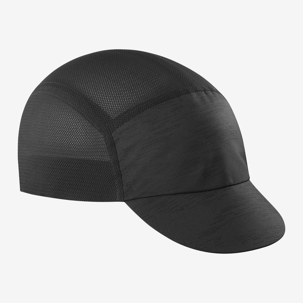 Black Women\'s Salomon AIR LOGO Caps | 032-PGIRMB