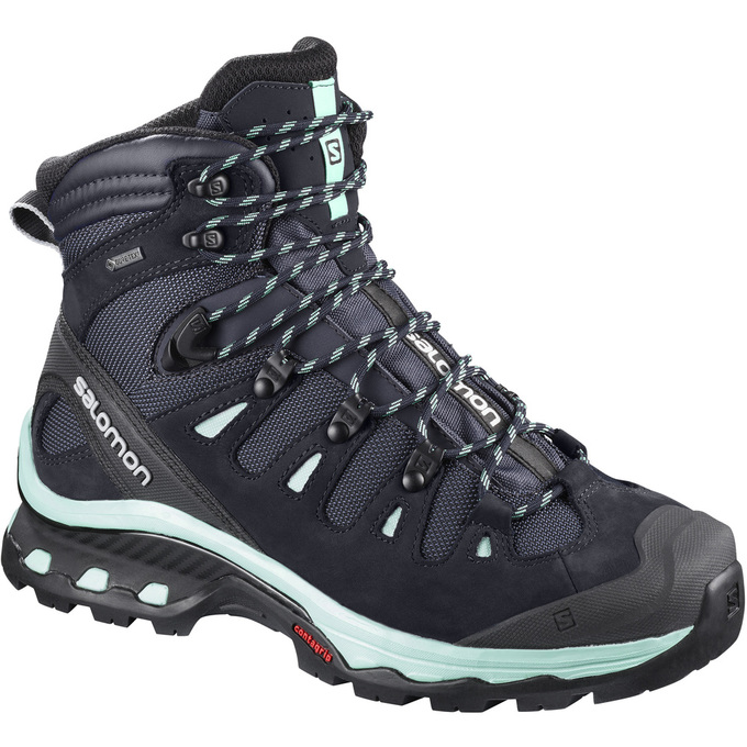 Black Women\'s Salomon QUEST 4D 3 GTX W Hiking Boots | 185-RANZPE