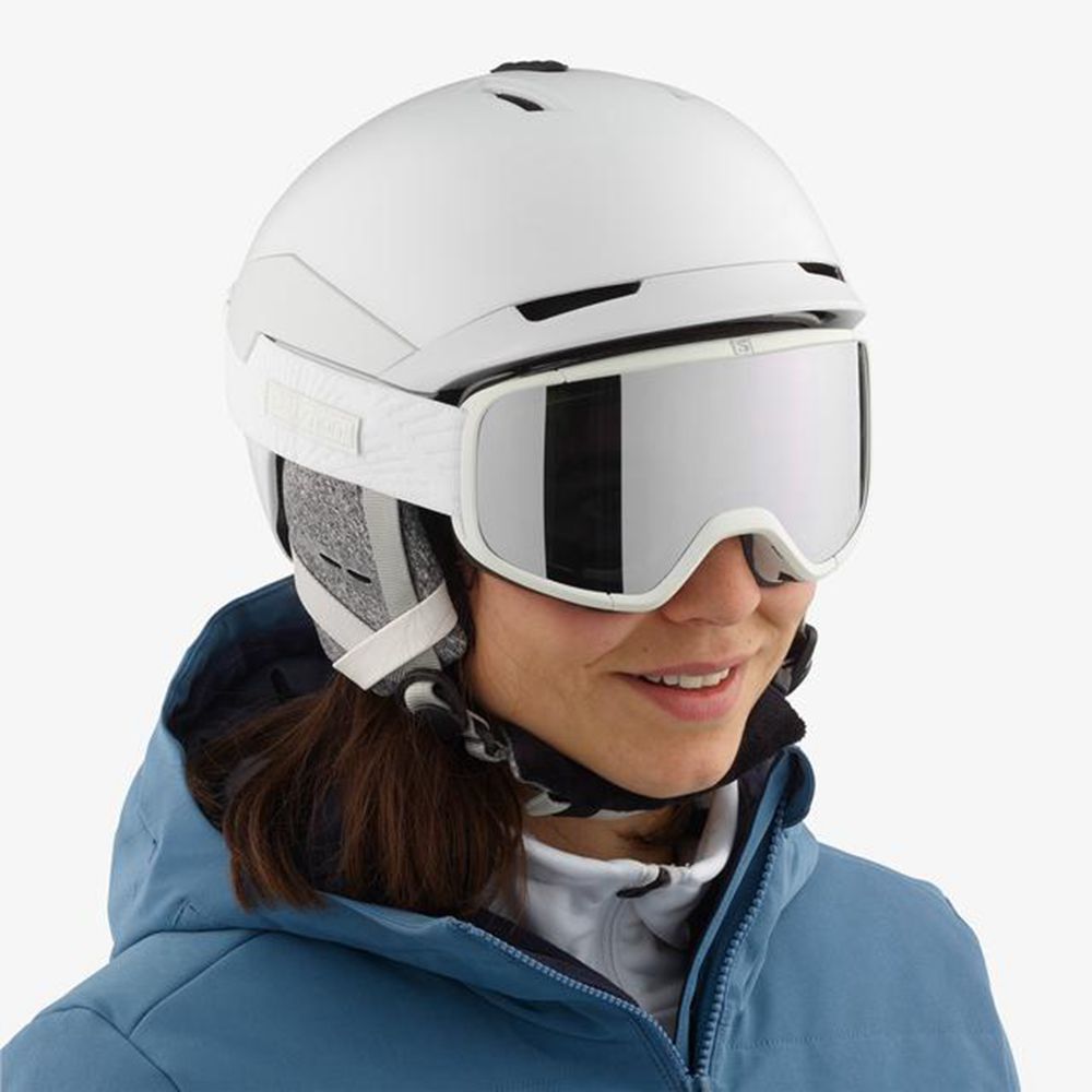 Black Women's Salomon QUEST ACCESS Helmets | 291-MKRWIL