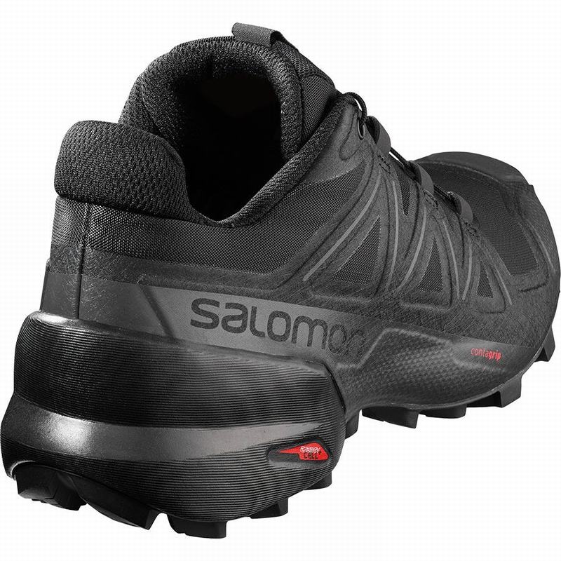 Black Women's Salomon SPEEDCROSS 5 Trail Running Shoes | 963-DRGKJN