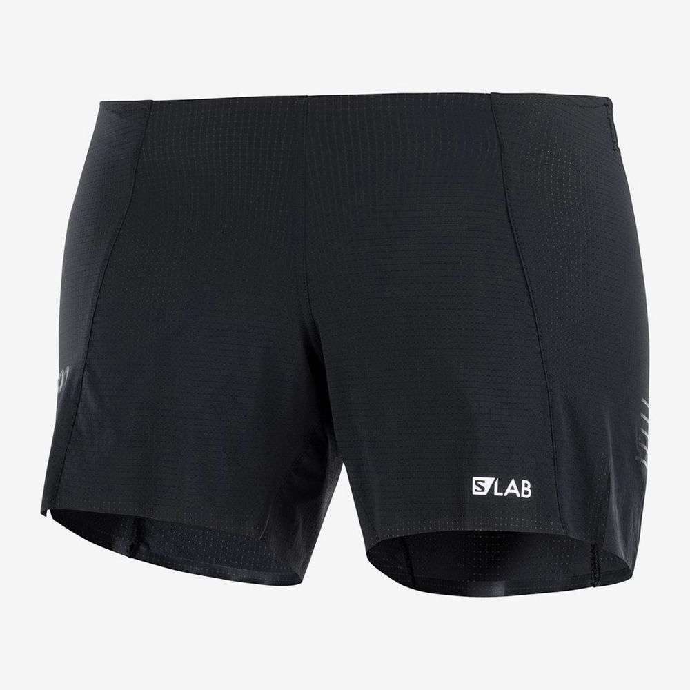 Black Women's Salomon S/LAB Shorts | 426-KFTQJM