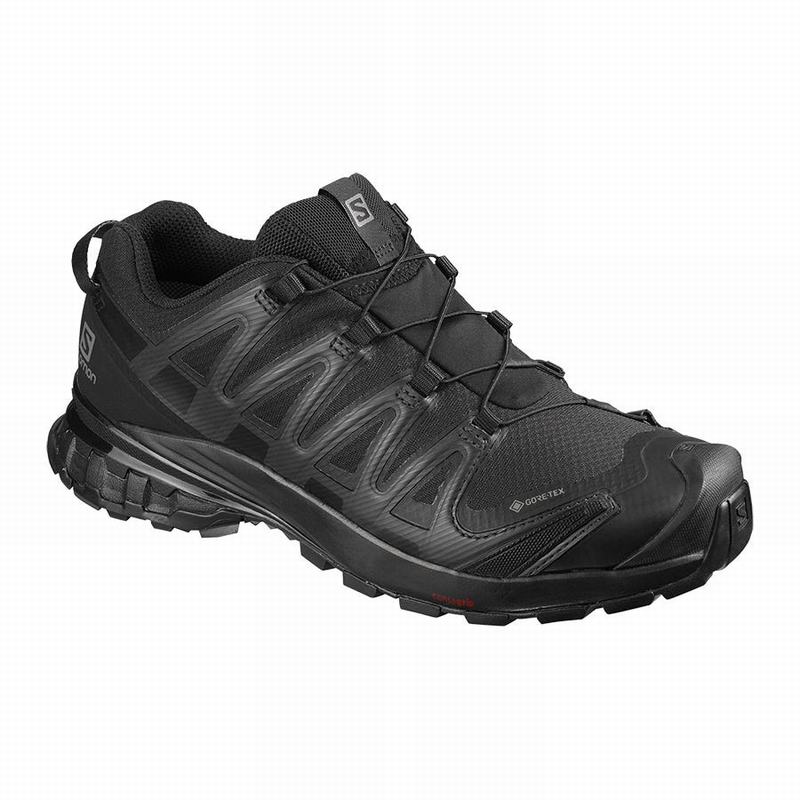 Black Women\'s Salomon XA PRO 3D V8 GORE-TEX Trail Running Shoes | 046-BMUYLN