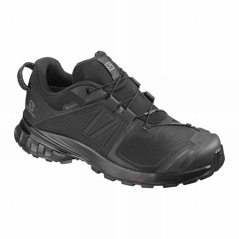 Black Women\'s Salomon XA WILD GORE-TEX Trail Running Shoes | 782-GMKARW