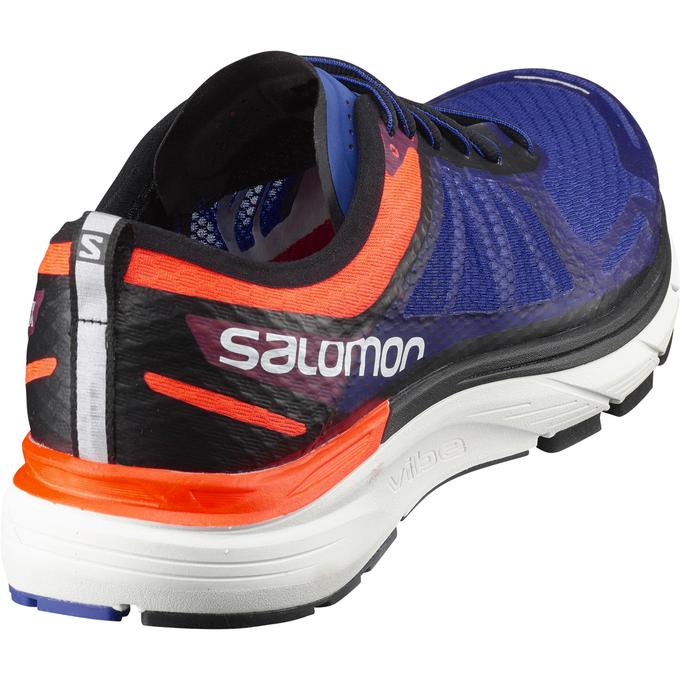 Black / Yellow Men's Salomon SONIC RA MAX Running Shoes | 456-JGAMXP