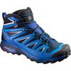 Blue / Black Men's Salomon X ULTRA 3 MID GTX Hiking Shoes | 963-NBZRCK