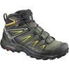 Blue / Black Men's Salomon X ULTRA 3 MID GTX Hiking Shoes | 963-NBZRCK