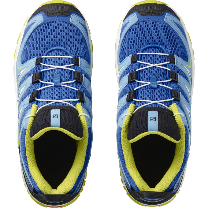 Blue Kids' Salomon XA PRO 3D J Trail Running Shoes | 691-YEBHFA