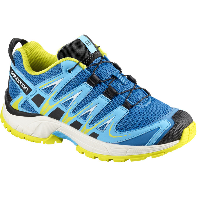 Blue Kids\' Salomon XA PRO 3D J Trail Running Shoes | 691-YEBHFA