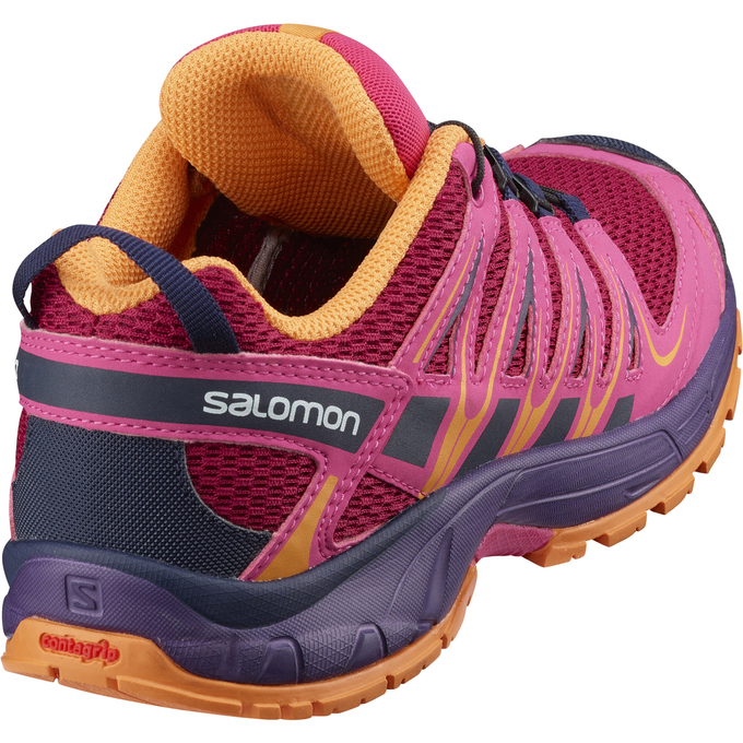 Blue Kids' Salomon XA PRO 3D K Trail Running Shoes | 728-SIREOK