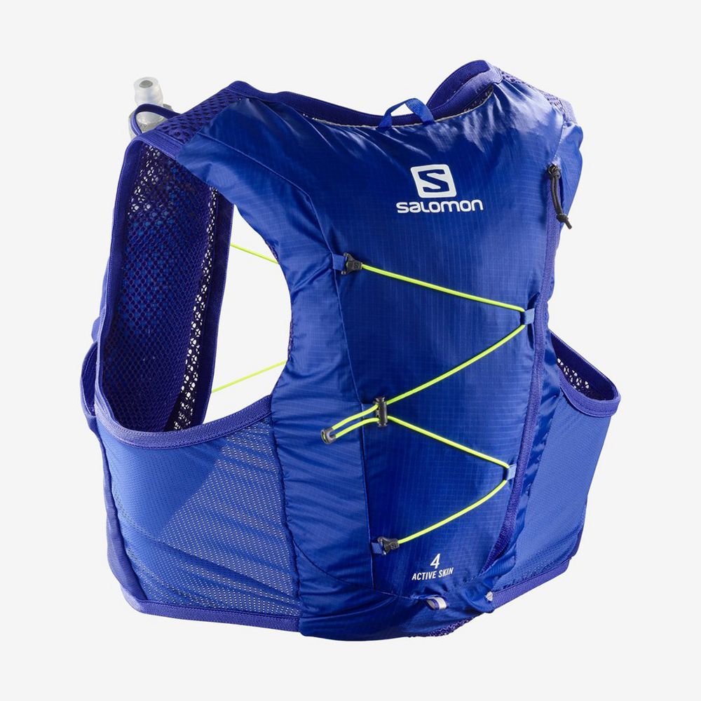 Blue Men\'s Salomon ACTIVE SKIN 4 SET Packs | 971-IUJKNO