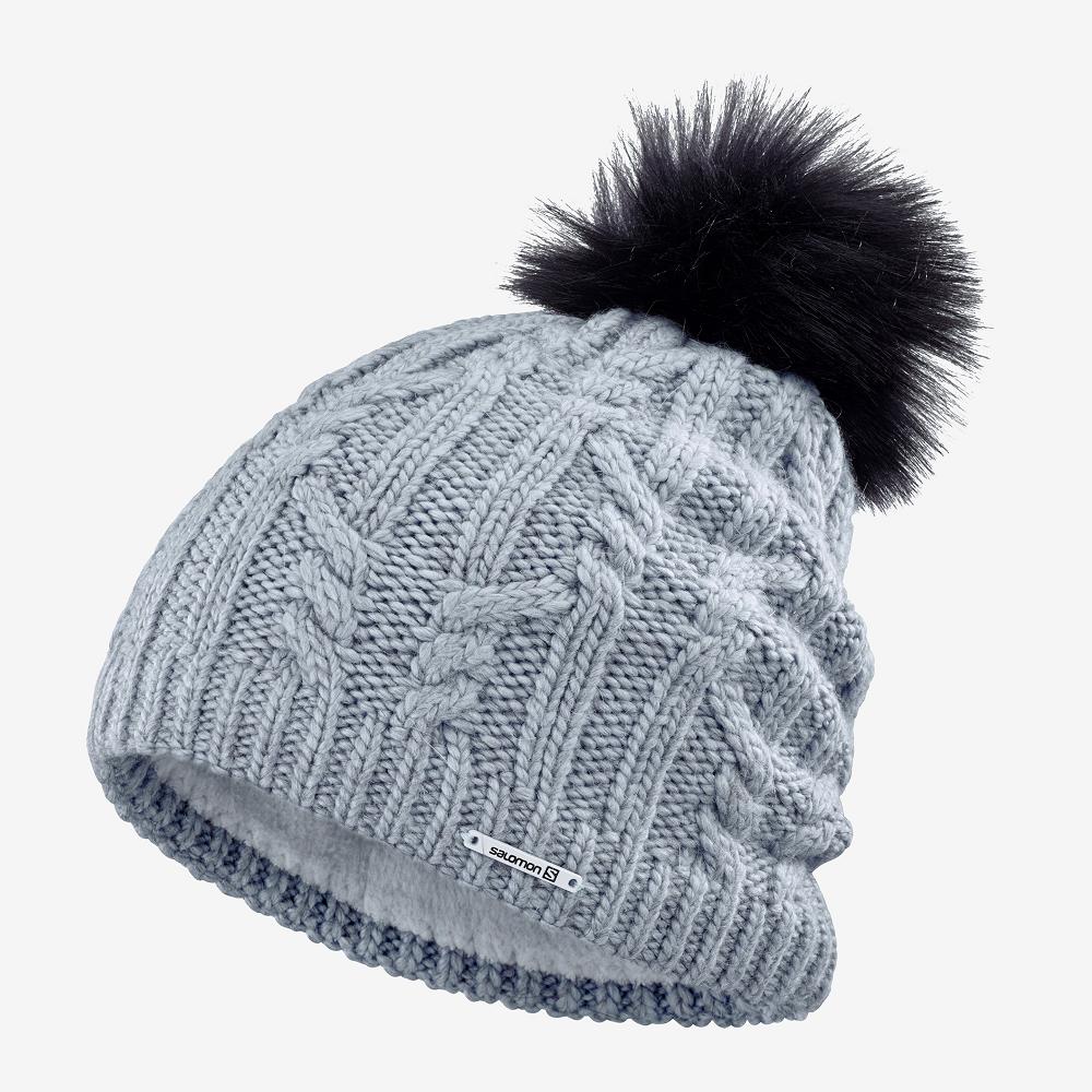 Blue Men\'s Salomon IVY Hats | 893-PDSQZH