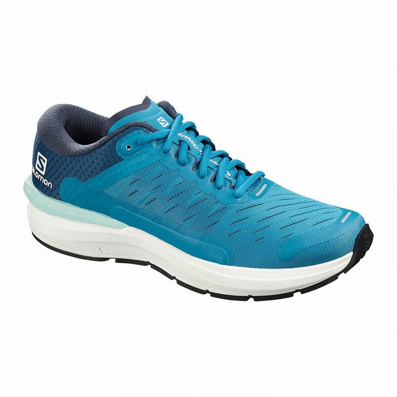 Blue Men\'s Salomon SONIC 3 CONFIDENCE Running Shoes | 528-MOLJAC