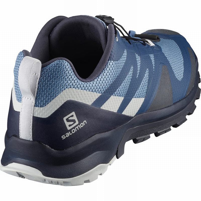 Blue Men's Salomon XA ROGG Hiking Shoes | 094-ZBQKON