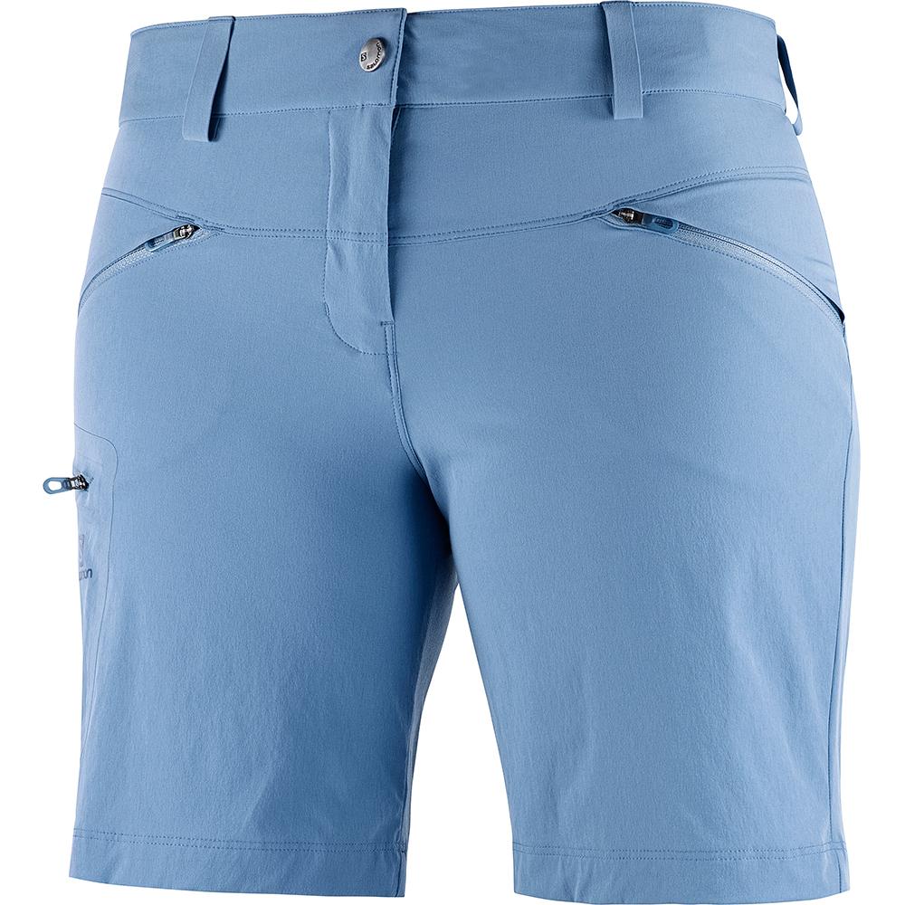 Blue Women\'s Salomon WAYFARER W Shorts | 954-UCSNXO