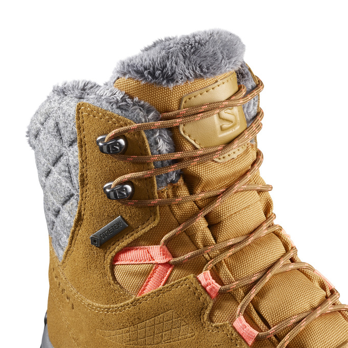 Brown Men's Salomon ELLIPSE GTX Winter Boots | 452-ZCVUAI