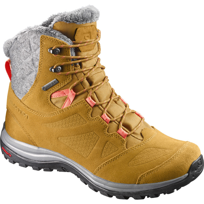 Brown Men\'s Salomon ELLIPSE GTX Winter Boots | 452-ZCVUAI