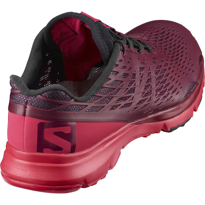 Burgundy Women's Salomon XA AMPHIB W Running Shoes | 617-ETSLGF