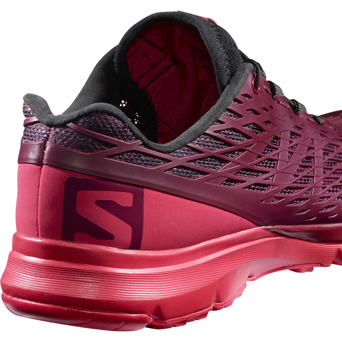 Burgundy Women's Salomon XA AMPHIB W Running Shoes | 617-ETSLGF