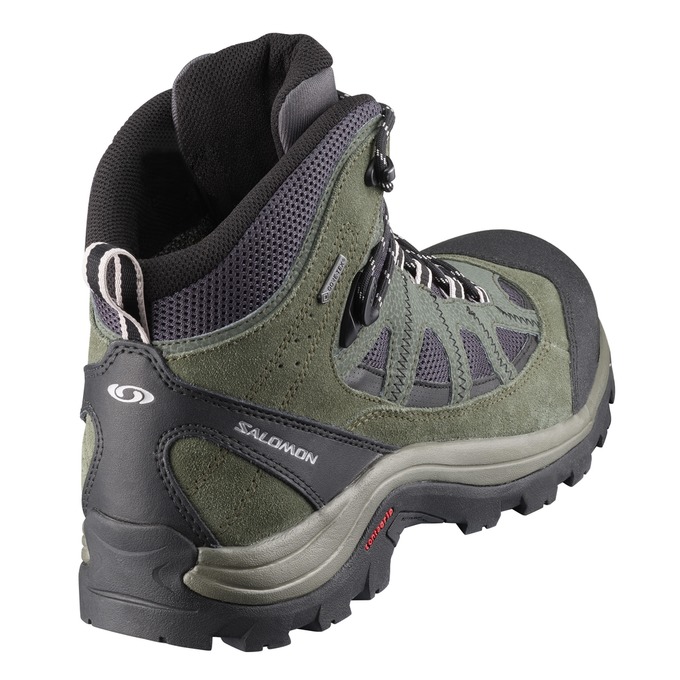 Chocolate / Black Men's Salomon AUTHENTIC LTR GTX Hiking Boots | 503-SBHAWL